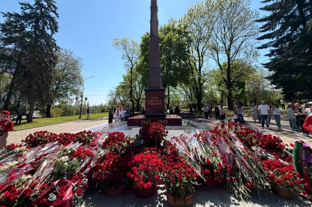День Победы в Нальчике.