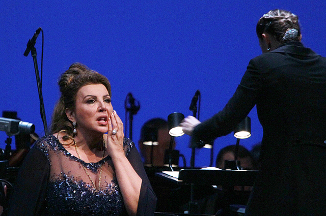 Мария Гулегина на сцене Музыкального театра имени К.С. Станиславского и В.И. Немировича-Данченко. 2012 год