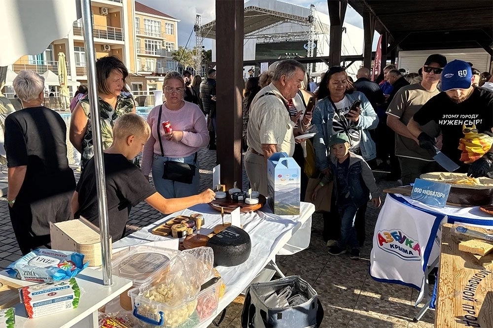 На фестивале «Вкусно на районе» в Николаевке.