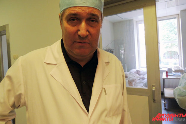 Андрей Алексеев, руководитель ожогового отделения института хирургии Вишневского