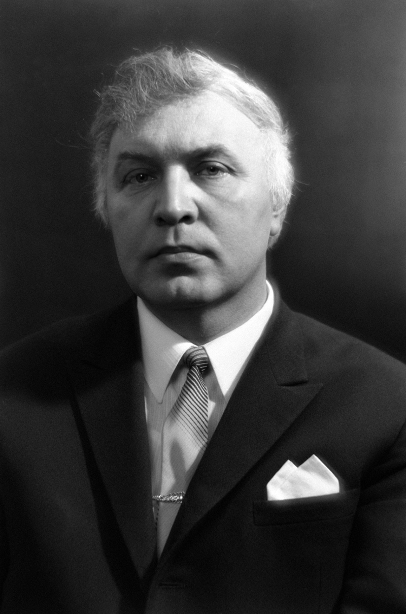 Виктор Иванович Балашов, диктор Центрального телевидения СССР. 1971 год