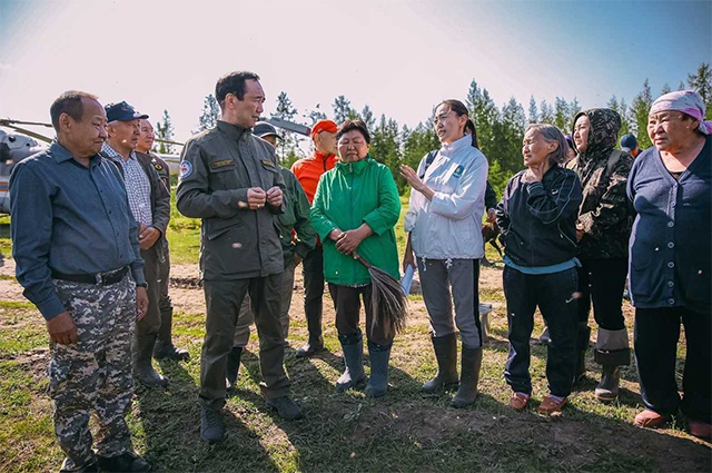 Встреча главы республики с жителями.
