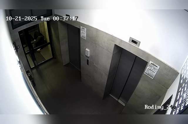 Неизвестный выслеживал женщину у подъезда.