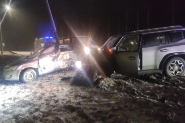В аварии пострадал ребенок. 