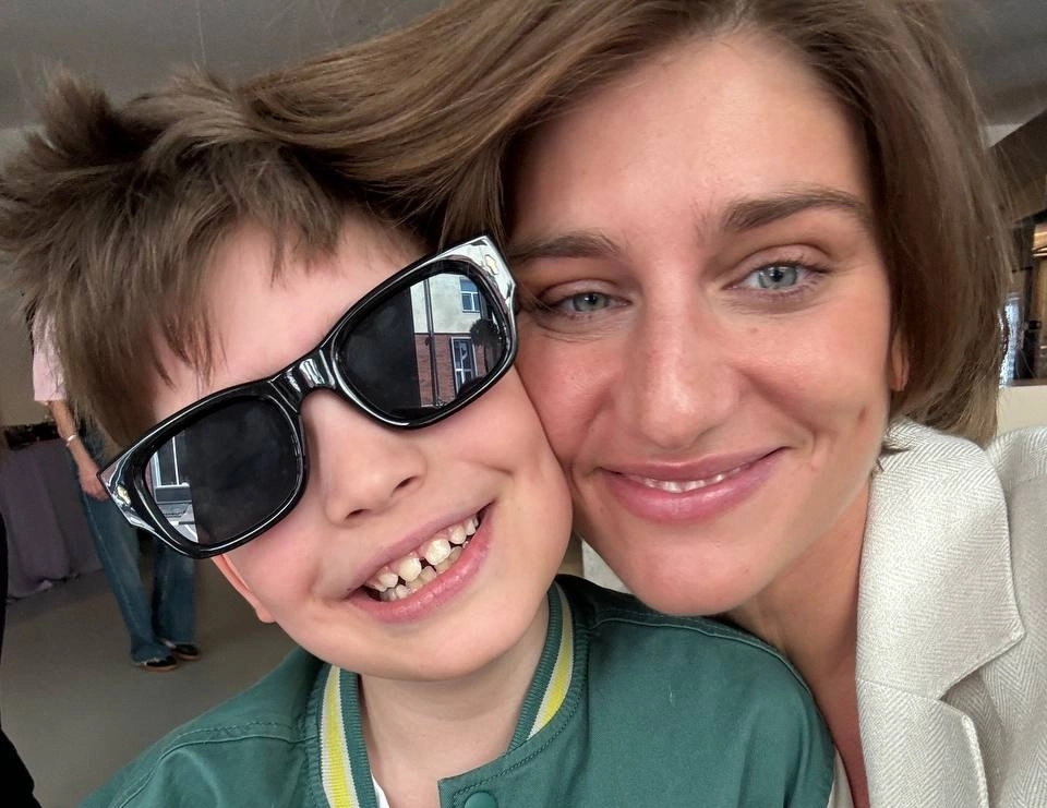 Нино Нинидзе с сыном Александром.