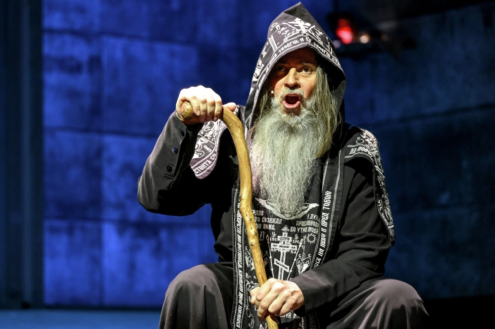 Роль старца в спектакле «Лавр» актёр воспринял как вызов.