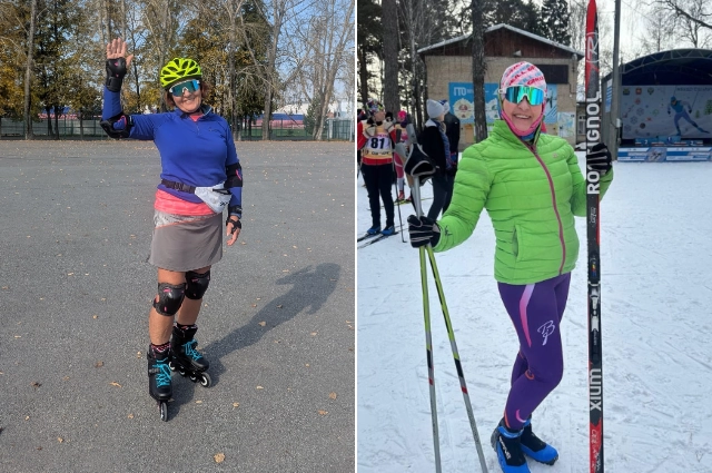 Светлана и спорт неразлучны ни летом, ни зимой!