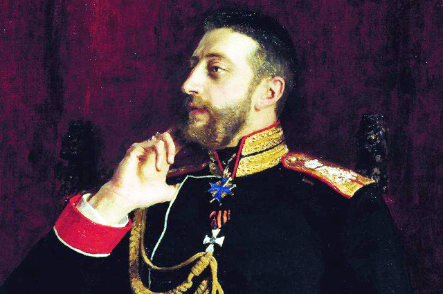 Великий князь Константин Константинович, портрет кисти Ильи Репина, 1891 г.