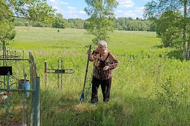 Кладбище близ деревни Морозово Нелидовского округа.