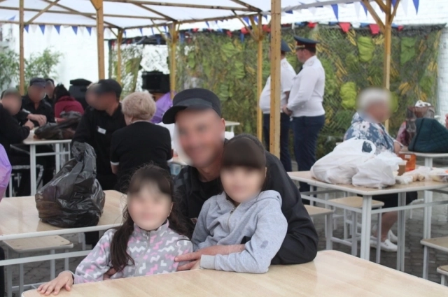 Долгожданная встреча с родными.