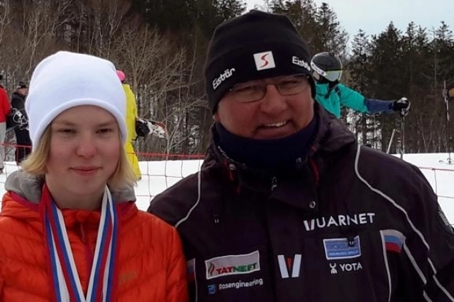 Варвара Ворончихина с Пешковым.