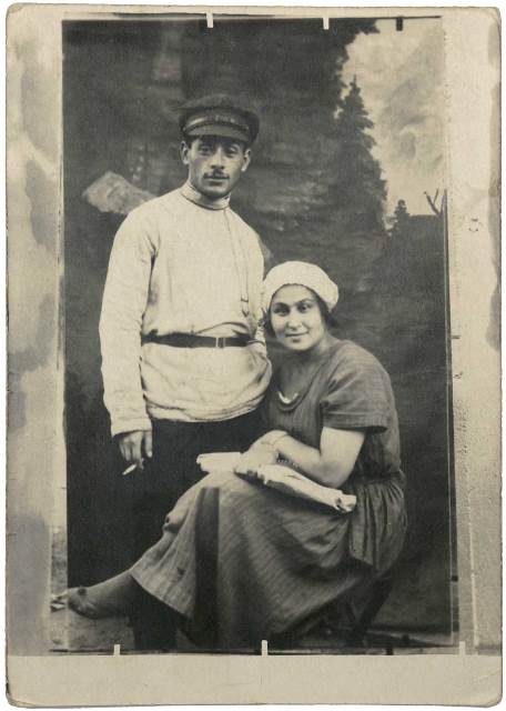 С женой Идой Авербах, 30 сентября 1922 г.