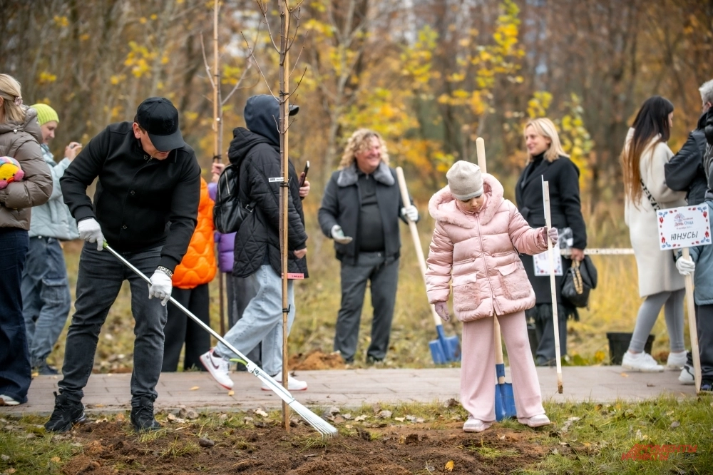 День отца, Аллея отцов, Москворецкий парк, парик Москвы, 