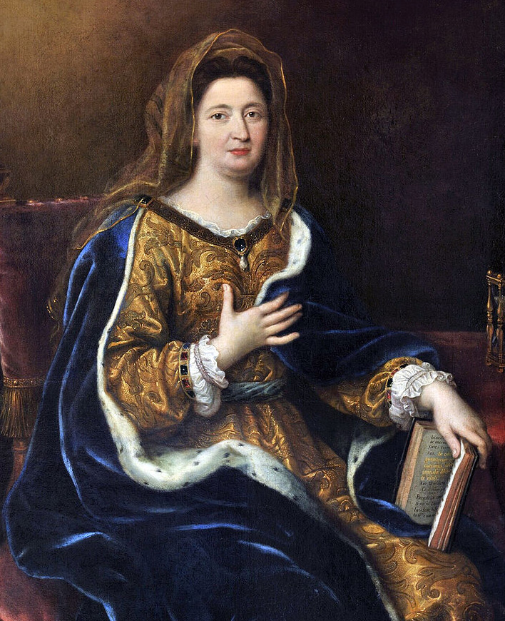 Франсуаза д’Обинье, маркиза де Ментенон. 1694 году. Пьер Миньяр.
