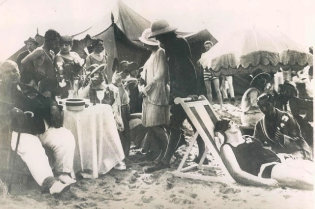 Ялта, пляж, 1928 год.