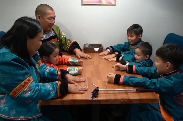 Семья росгвардейца Олега Васильева из Бурятии