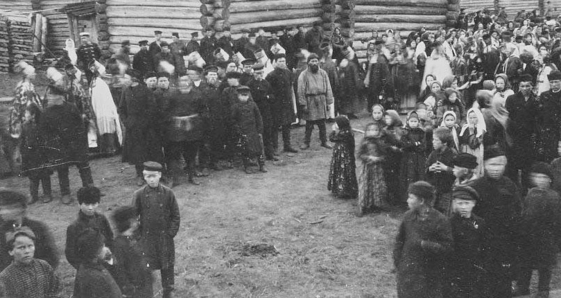 Крестьяне на русском севере, фото Николая Шабунина, начало XX в.