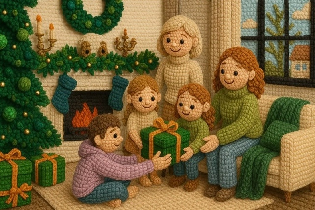 Тренд ИИ-генераций открыток к Новому 2026 году - 