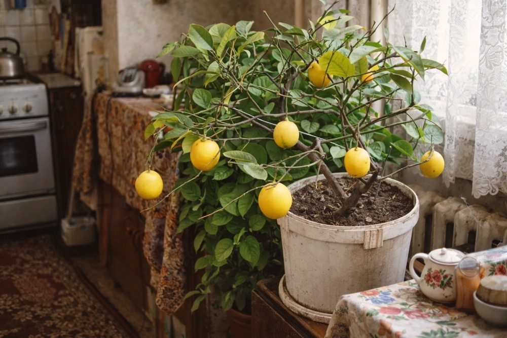 Лимон сорта Мейера.