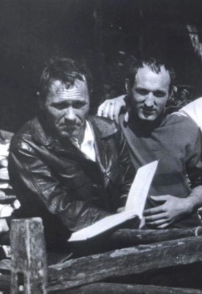 С Василием Шукшиным.