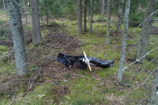 Обнаруженный в Финляндии дрон
