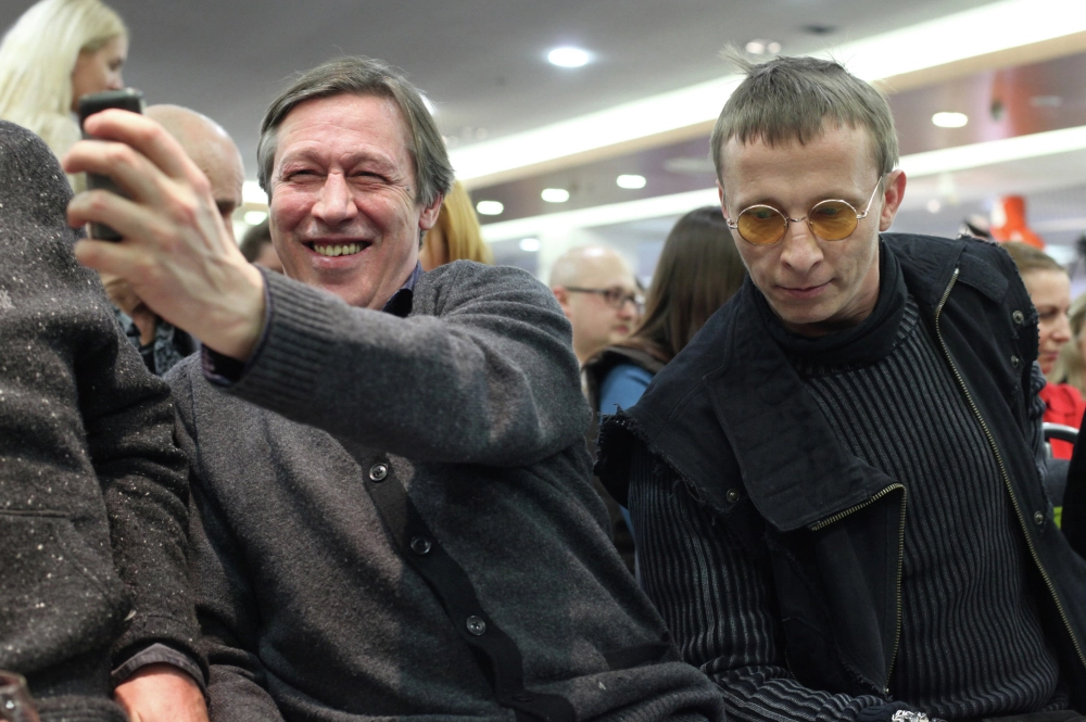 Михаил Ефремов и Иван Охлобыстин, 2011 год.