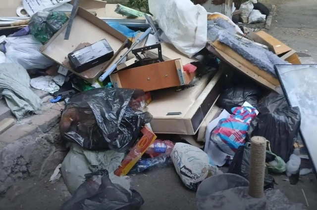 Так выглядит свалка в Березовке.