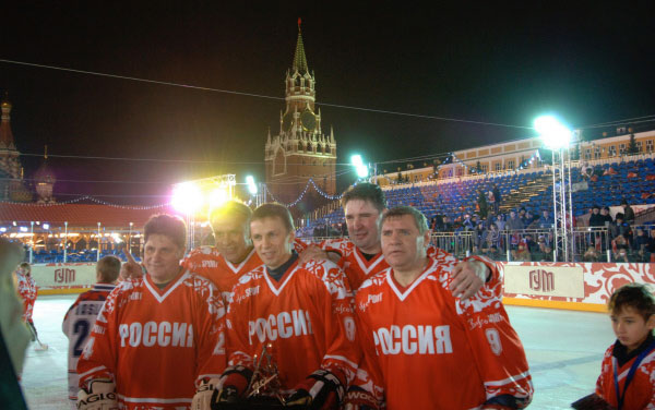Крутов, Фетисов, Ларионов, Касатонов, Макаров - легендарная пятёрка в 2006-м. Теперь их четверо. Крутов умер в 2012-м