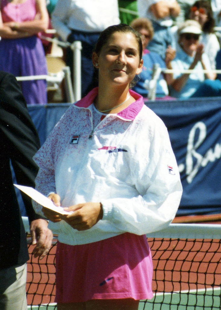 Моника Селеш, 1991 год.