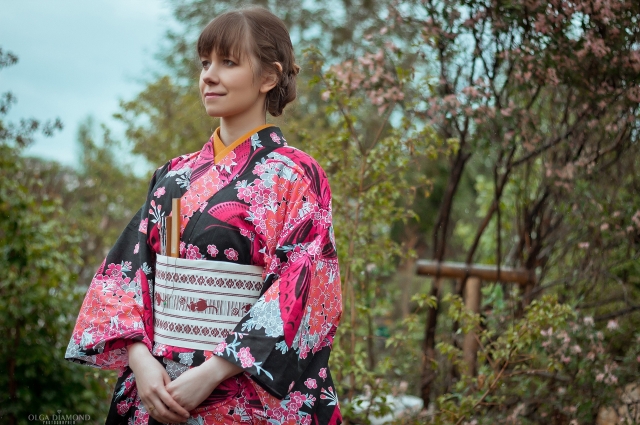 Наталия в кимоно.