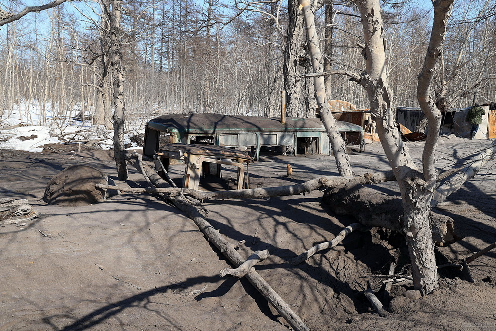 Лагерь лесорубов уничтожен полностью