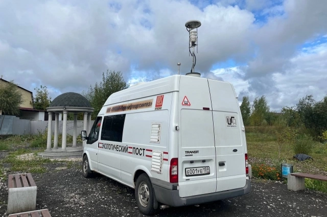 В автомобиле есть своя метеостанция.