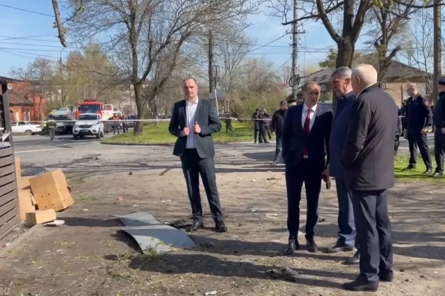 Взрыв произошёл на углу улицы Интернациональной и Партизанского переулка.