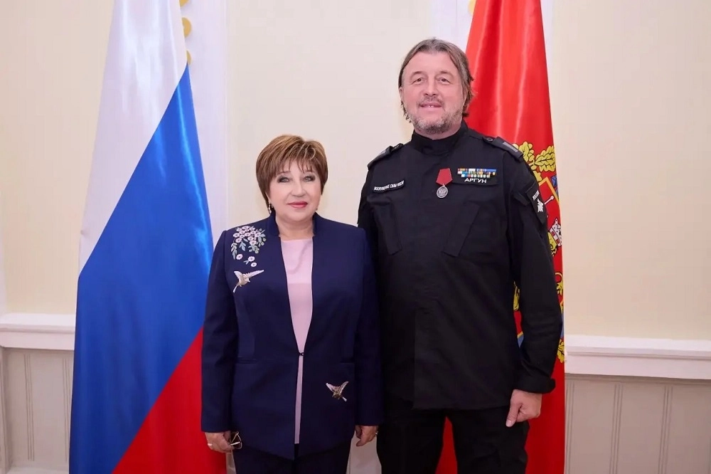 Награждение в Доме дружбы.