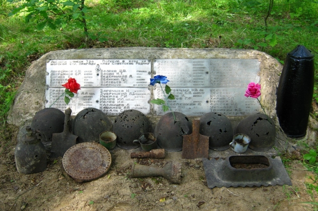 Братская могила, где, возможно, похоронен и дядя Ольги Коробовой.