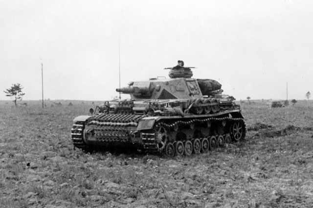 Немецкий танк под Ржевом