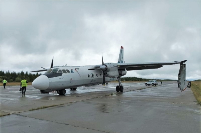 Ан-24 выполняет рейсы внутри регионов Сибири и Дальнего Востока.
