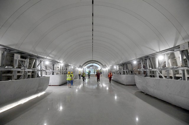 Станция большой кольцевой линии (БКЛ) метро «Марьина роща».