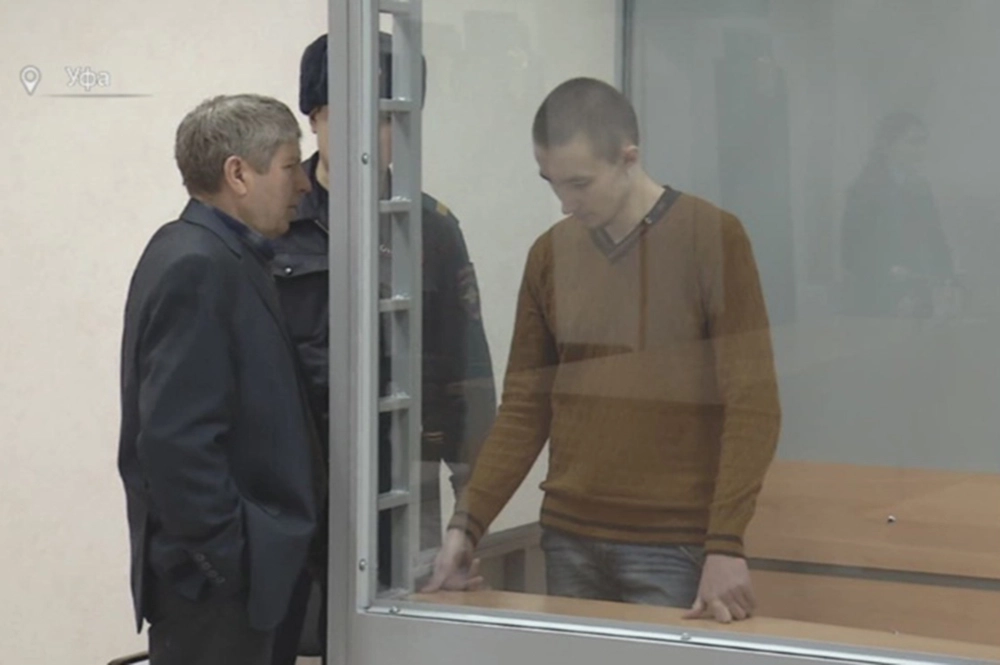 Александр Апсатаров в зале суда.