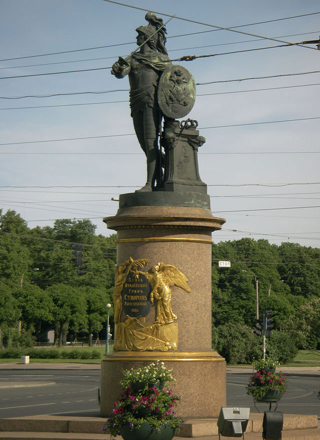 Памятник Суворову в Санкт-Петербурге, Михаил Козловский, 1801