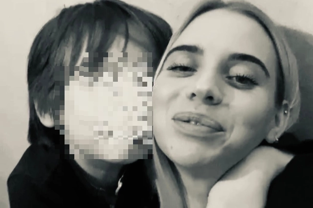 Дарья Лучкина с сыном.