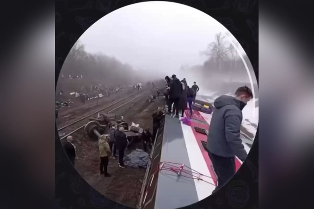 Первые кадры с места происшествия.