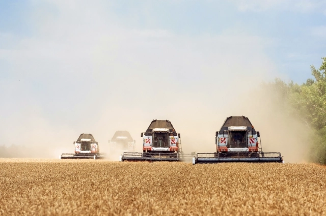 Зерноуборочные комбайны Ростсельмаш. 