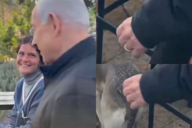 Исчезающее кольцо на руке Нетаньяху