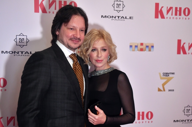Фигурист Максим Шабалин и его супруга актриса Ирина Гринева на церемонии вручения премии 