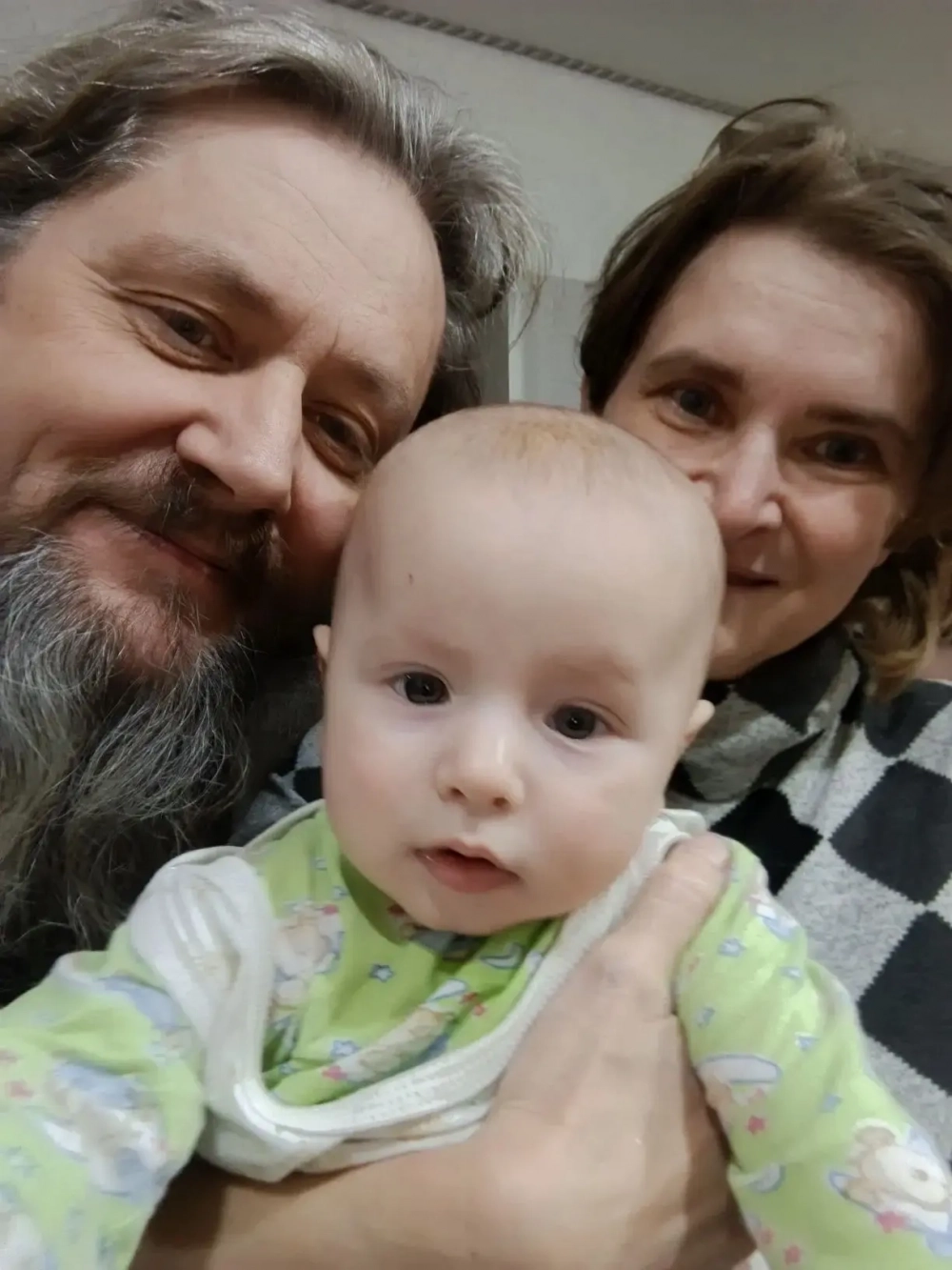 Ещё один лучик света в семействе Ткаченко - внучок Ванечка