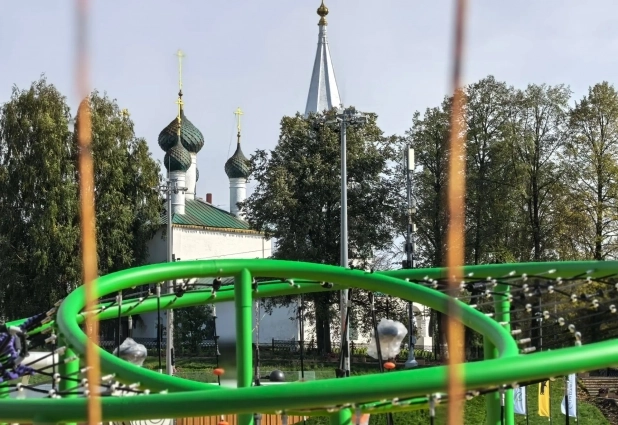 Пейзаж с храмами рядом со стадионом теперь выглядит иначе...