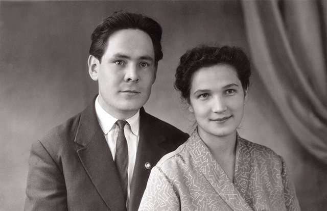 Минтимер Шаймиев с женой Сакиной.