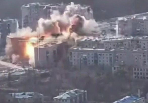 Удар по ПВД ВСУ под Красным Лиманом.