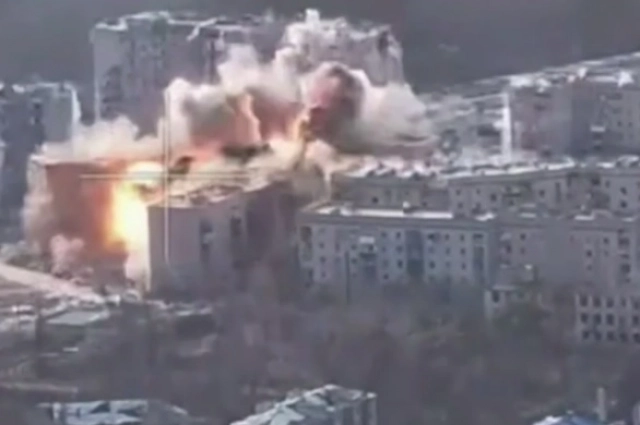 Удар по ВСУ под Красным Лиманом.